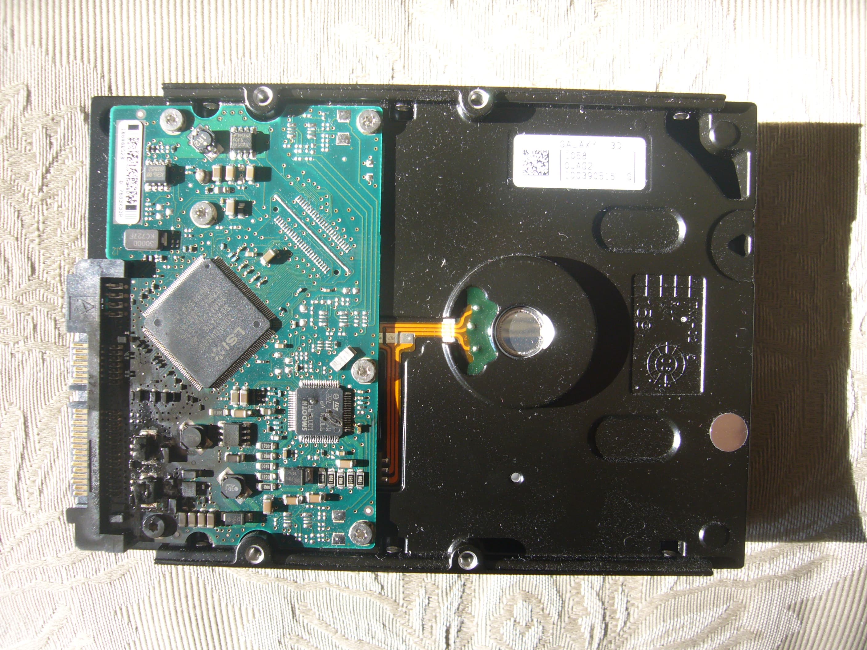 Disque dur endommage necessitant une recuperation de donnees