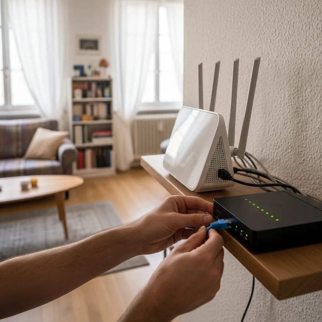 Configuration reseau WiFi - Geneve